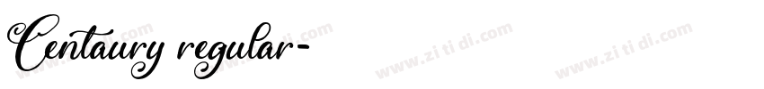 Centaury regular字体转换